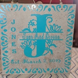 Customized ceramic tile display